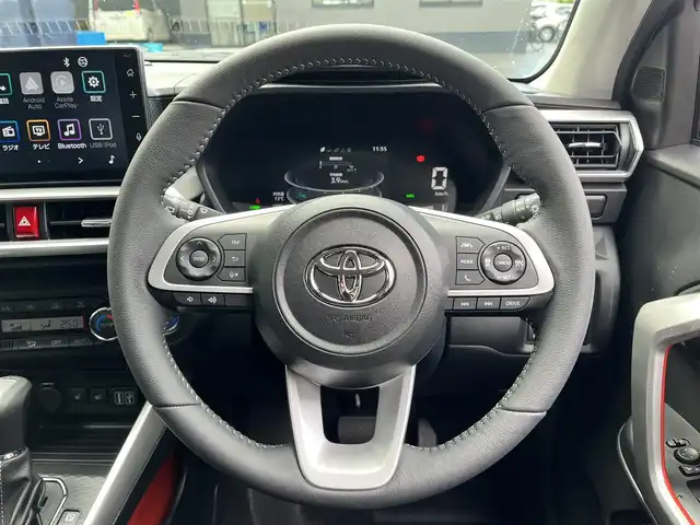 トヨタ ライズ Z 滋賀県 2025(令7)年 0.1千km シャイニングホワイトパール 純正9インチディスプレイオーディオ/（BT/USB/AppleCarPlay/AndroidAuto）/バックカメラ/D/Nシートヒーター/衝突被害軽減ブレーキ/追従レーダークルーズコントロール/前後コーナーセンサー/レーンキープアシスト/純正LEDヘッドライト/オートライト/オートハイビーム/ABS/盗難防止システム/ブレーキホールド/純正17インチAW/アイドリングストップ/スマートキー