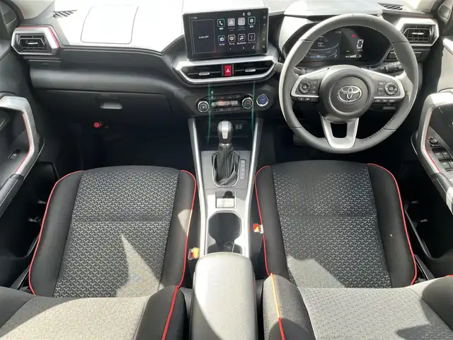 トヨタ ライズ Z 滋賀県 2025(令7)年 0.1千km シャイニングホワイトパール 純正9インチディスプレイオーディオ/（BT/USB/AppleCarPlay/AndroidAuto）/バックカメラ/D/Nシートヒーター/衝突被害軽減ブレーキ/追従レーダークルーズコントロール/前後コーナーセンサー/レーンキープアシスト/純正LEDヘッドライト/オートライト/オートハイビーム/ABS/盗難防止システム/ブレーキホールド/純正17インチAW/アイドリングストップ/スマートキー