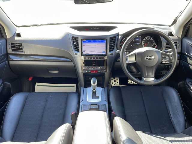 スバル レガシィ Ｂ４ 2．5i Bスポーツ アイサイトG 山形県 2014(平26)年 4.5万km サテンホワイトパール 禁煙車/ワンオーナー/アイサイト/・レーンキープアシスト/・全車速追従機能付クルーズコントロール/・AT誤発進抑制制御/純正ナビ（DOP）/CD.DVD.BT.USB.SD/地デジ/バックカメラ/ETC/ハーフレザーシート/パワーシート/電動パーキングブレーキ/LEDヘッドライト/プッシュスタート/スマートキー