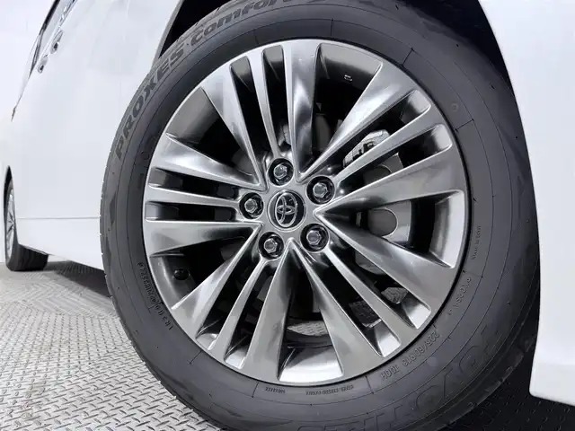 トヨタ アルファードハイブリット Z 大阪府 2024(令6)年 0.8万km プラチナホワイトパールマイカ サンルーフ トヨタチームメイト 衝突軽減B 360カメラ 後席モニター レーダークルーズC ハンドルヒーター 両側電動ドア パワーバックドア AC100V BSM ドラレコ プッシュスタート ETC