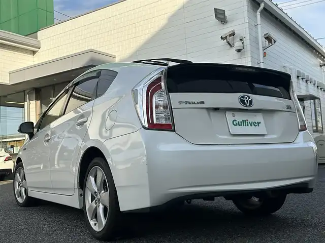 トヨタ プリウス G ツーリングセレクション 愛知県 2013(平25)年 10.1万km ホワイトパールクリスタルシャイン 純正HDDナビ(FM/AM/CD/DVD/BT/フルセグ)/モデリスタエアロ/バックカメラ/パワーシート(D席)/ハーフレザーシート/LEDヘッドライト/フォグランプ/純正AW17インチ/電動格納ミラー/純正フロアマット/ETC/クルーズコントロール/トノカバー/プッシュスタート/スマートキー・スペアキー１本/ステアリングリモコン/ABS/取扱説明書・保証書
