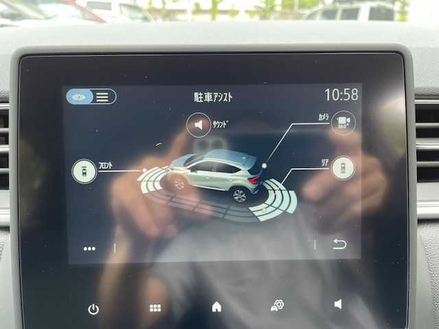 ルノー キャプチャー インテンス 東京都 2022(令4)年 1.9万km 青Ⅱ 外装：ブルーアイロンＭ/ノワールエトワールＭ/運転支援システム（安全装備）詳細は検査員記入欄参照/ワンオーナー/保証書・取説/Egプッシュスタート・スマートキー×2/マルチセンス（ドライブモード）/革巻きステア・パドルシフト・ステアヒーター・ステアリングスイッチ/アイドリングストップ/黒ハーフレザーシート・前席シートヒーター/マルチファンクションディスプレイ（純正オーディオ）/BT・AUX・USB×２・AppleCarPlay・AndroidAuto/360°カメラ・パーキングアシスト/クリアランスソナー/ビルトインETC（2.0）/外前後ドラレコ（ZDR-035KT-P）/純正18インチアルミ/フルLEDピュアビジョンヘッドライト・オートライト/サイドステップ/AUTO HOLD/シルバールーフレール/トノカバー/後席充電用USB×２/オートワイパー
