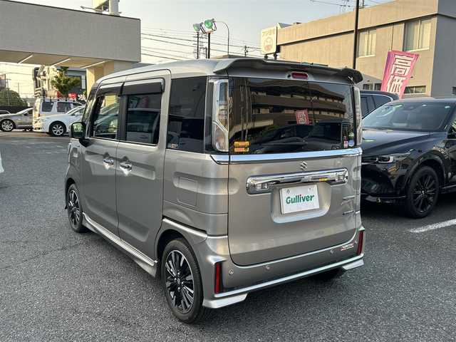 スズキ スペーシア カスタム HYBRID XS 大阪府 2020(令2)年 0.4万km スチールシルバーM メモリナビ/ワンセグテレビ/クルーズコントロール/ドアバイザー/プッシュスタート/両側パワースライドドア/ETC