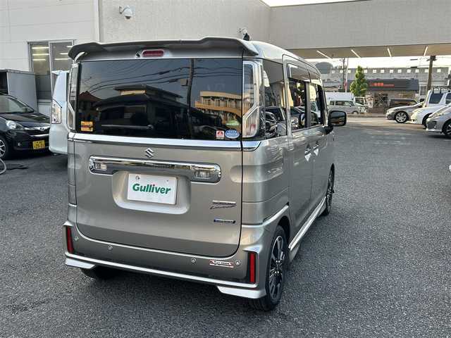 スズキ スペーシア カスタム HYBRID XS 大阪府 2020(令2)年 0.4万km スチールシルバーM メモリナビ/ワンセグテレビ/クルーズコントロール/ドアバイザー/プッシュスタート/両側パワースライドドア/ETC