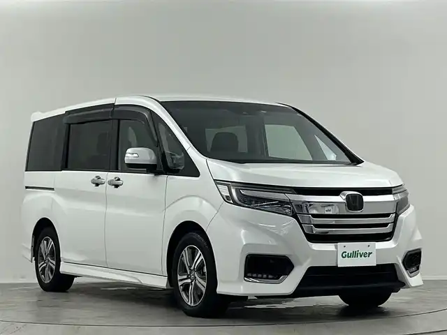 ホンダ ステップワゴン スパーダ eHEV G EXホンダS 埼玉県 2021(令3)年 4.3万km プラチナホワイトパール 純正10インチナビ　CD DVD BT　フルセグ　バックカメラ　ETC2.0　ドラレコ　LEDオートライト　ホンダセンシング　レーダークルコン　両側パワスラ　ハーフレザーシート　シートヒーター　