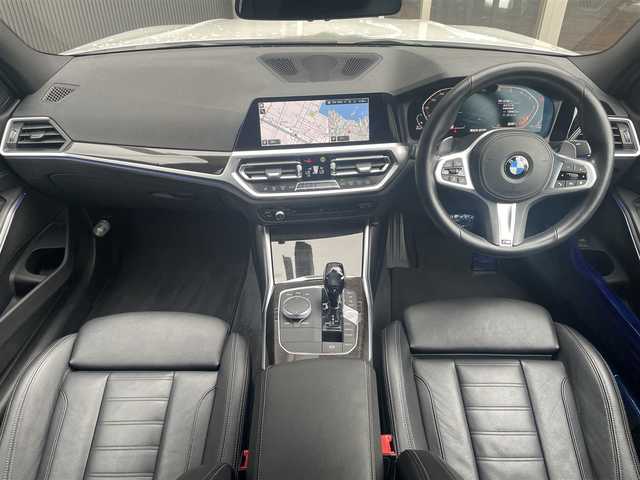 ＢＭＷ ＢＭＷ ３２０ｄ xDrive Mスポーツ 香川県 2019(令1)年 2.3万km 白 純正ナビ（BT、USB）/360度カメラ/前後コーナーセンサー/ACC/ETC/黒本革レザーシート/パワーシート/シートヒーター/前後ドライブレコーダー/アンビエントライト/19インチAW