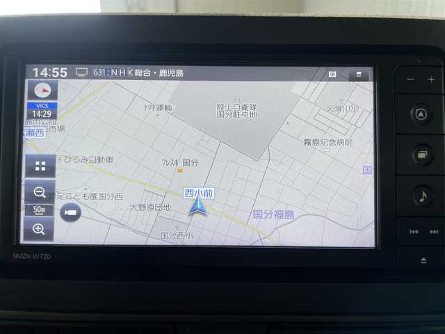 ダイハツ ムーヴ キャンバス セオリー G ターボ 鹿児島県 2022(令4)年 3.5万km レーザーブルークリスタルシャイン ・純正SDナビ（AM/FM/CD/DVD/TV/SD）/・ブルートゥース/・クルーズコントロール/・両側パワースライドドア/・衝突軽減ブレーキ/・USB/・横滑り防止装置/・アイドリングストップ/・コーナーセンサー（前後）/・純正アルミホイール/・オートライト/・ブレーキホールド/・プッシュスタート/・ハンドルスイッチ