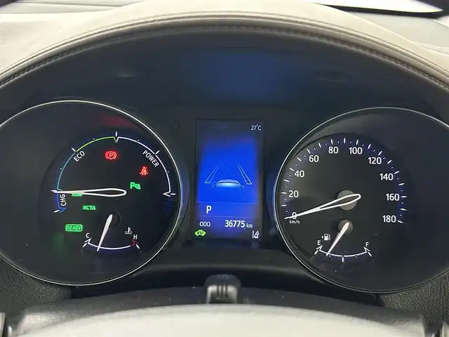 トヨタ Ｃ－ＨＲ G LEDエディション 埼玉県 2018(平30)年 3.7万km ブラックマイカ トヨタセーフティセンス　純正９インチナビ　フルセグＴＶ　Ｂｌｕｅｔｏｏｔｈ　バックカメラ　ＢＳＭ　レーダークルーズコントロール　ブラウンハーフレザーシート　前席シートヒーター　ドラレコ　ＥＴＣ