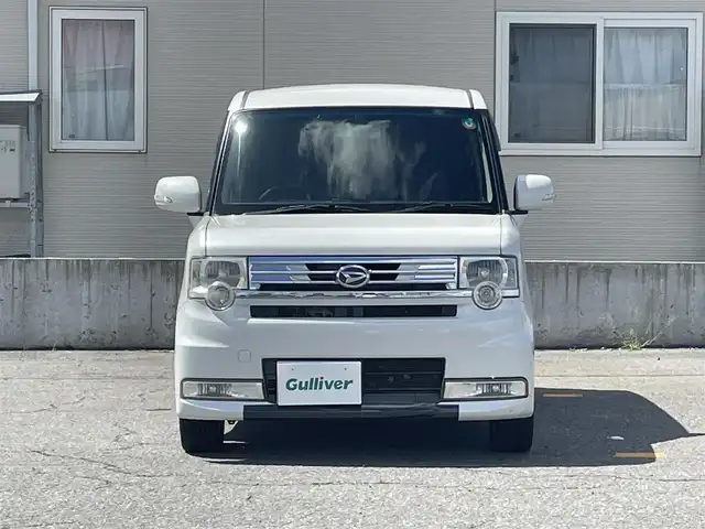 ダイハツ ムーヴ コンテ カスタム RS 青森県 2014(平26)年 7.6万km パールホワイトⅢ 4WD/ターボ/社外メモリナビ/ワンセグTV/・AM/FM/CD/DVD/BT/ETC/レーダー/ドライブレコーダー/純正15AW/純正フロアマット/ベンチシート/アイドリングストップ/盗難防止装置/スターター/保証書/取扱説明書