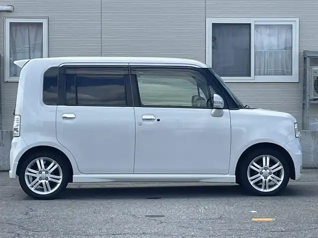 ダイハツ ムーヴ コンテ カスタム RS 青森県 2014(平26)年 7.6万km パールホワイトⅢ 4WD/ターボ/社外メモリナビ/ワンセグTV/・AM/FM/CD/DVD/BT/ETC/レーダー/ドライブレコーダー/純正15AW/純正フロアマット/ベンチシート/アイドリングストップ/盗難防止装置/スターター/保証書/取扱説明書