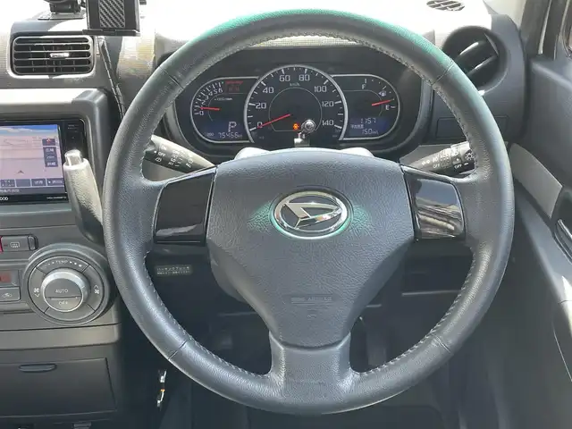 ダイハツ ムーヴ コンテ カスタム RS 青森県 2014(平26)年 7.6万km パールホワイトⅢ 4WD/ターボ/社外メモリナビ/ワンセグTV/・AM/FM/CD/DVD/BT/ETC/レーダー/ドライブレコーダー/純正15AW/純正フロアマット/ベンチシート/アイドリングストップ/盗難防止装置/スターター/保証書/取扱説明書