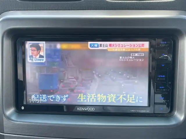 ダイハツ ムーヴ コンテ カスタム RS 青森県 2014(平26)年 7.6万km パールホワイトⅢ 4WD/ターボ/社外メモリナビ/ワンセグTV/・AM/FM/CD/DVD/BT/ETC/レーダー/ドライブレコーダー/純正15AW/純正フロアマット/ベンチシート/アイドリングストップ/盗難防止装置/スターター/保証書/取扱説明書