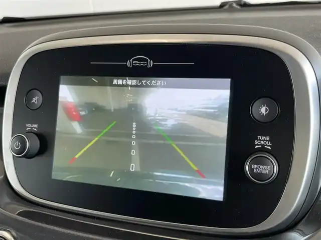 フィアット ５００Ｘ クロス 山形県 2021(令3)年 4.2万km グレーＭ 純正ディスプレイオーディオ/バックカメラ/Bluetooth/USB/黒レザーシート/衝突軽減ブレーキ/ACC/レーンキープアシスト/ブラインドスポットモニター/ルーフレール