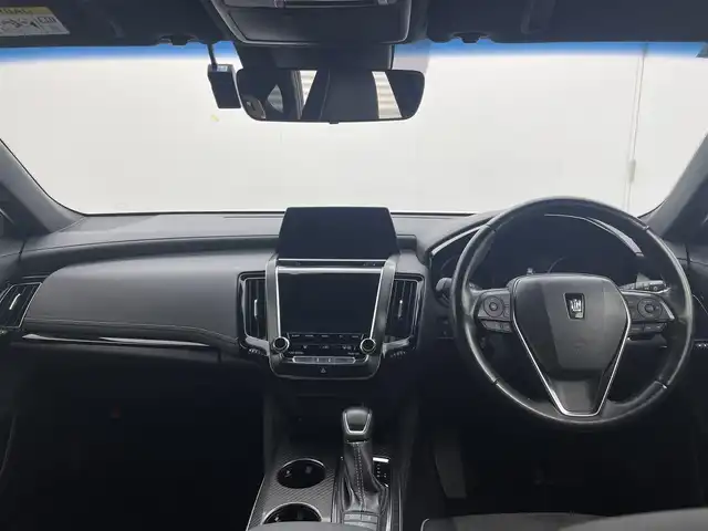 トヨタ クラウン ハイブリッド RS アドバンス 茨城県 2018(平30)年 4.6万km ホワイトパールクリスタルシャイン T-Connect SDナビゲーションシステム/Bluetooth/フルセグ/radio/CD/DVD/Blu-ray/バックカメラ/Toyota Safety Sense/・プリクラッシュセーフティー/・レーントレーシングアシスト/・レーダークルーズコントロール/・ロードサインアシスト/・アダプティブハイビームアシスト/・オートマチックハイビーム/BSM/前方ドラレコ/3眼LEDヘッドランプ/オートライト/D+N席パワーシート/D+N席シートヒーター/ステアリングヒーター