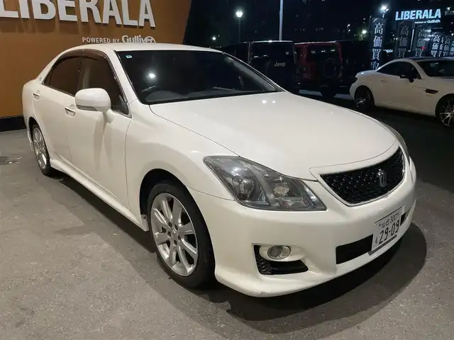 トヨタ クラウン アスリート アニバーサリーエディション 宮城県 2010(平22)年 12.2万km ホワイトパールクリスタルシャイン