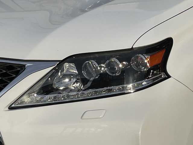 レクサス ＲＸ 450h Fスポーツ 福島県 2014(平26)年 6.6万km ホワイトノーヴァガラスフレーク 純正ナビ/サンルーフ/パワーシート（前席）/純正アルミホイール/クルーズコントロール/パワーバックドア/運転席メモリー機能付き/横滑り防止装置/純正フロアマット/ヘッドアップディスプレイ