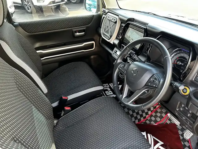 スズキ ハスラー HYBRID X ターボ 道北・旭川 2020(令2)年 3.2万km ブルーイッシュブラックパール3 純正メーカーナビ/フルセグTV/全方位カメラ/クルーズコントロール/前席シートヒーター/アイドリングストップ/パドルシフト/LEDヘッドライト/LEDフォグランプ/プッシュスタート/スマートキー/ETC