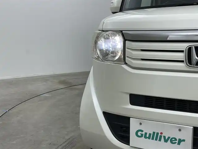 ホンダ Ｎ ＢＯＸ G ターボ Lパッケージ 岡山県 2014(平26)年 6.7万km プレミアムホワイトパール 社外ナビ/AVIC-MRZ009　/（CD/DVD/BT/フルセグ)/バックカメラ/11インチフリップダウンモニター/両側パワースライドドア/社外ドライブ　レコーダー/ETC/HIDヘッドライト/オートライト/クルーズコントロール/スペアキー