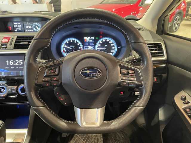 スバル レヴォーグ 1．6GT アイサイト 道東・釧路十勝 2016(平28)年 6.3万km ラピスブルーP EyeSight/・プリクラッシュブレーキ/・全車速追従機能付クルーズコントロール/・アクティブレーンキープ/・AT誤発進抑制制御/・AT誤後進抑制制御/・車線逸脱警報/・ふらつき警報/・先行車発進お知らせ/・EyeSightアクシスモニター/・定速クルーズコントロール/4WD/プッシュスタート/アダプティブクルーズコントロール/社外ディスプレイオーディオ/・Apple Carplay/・Bluetooth/・ワイヤレスミラーリング/・バックカメラ/社外エンジンスターター/社外360°ドライブレコーダー/社外マフラー/D席パワーシート/ビルトインETC/オートライト/LEDライト/フロントフォグランプ/純正フロアマット/取扱説明書/保証書/記録簿
