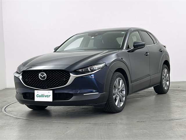 マツダ ＣＸ－３０ 20S プロアクティブツーリングセレ 群馬県 2022(令4)年 2.5万km ディープクリスタルブルーマイカ 純正１０．２５型ディスプレイオーディオ　全周囲カメラ　衝突被害軽減ブレーキ　HUD BSM 電動リアゲート　アダプティブクルーズコントロール　コーナーセンサー　ステアリングヒーター　CD/DVD 禁煙
