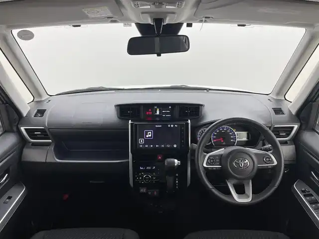 トヨタ ルーミー カスタムG－T 岡山県 2021(令3)年 2.9万km パールホワイトⅢ 純正9インチディスプレイオーディオ/（フルセグ/Bluetooth/Carplay/USB接続）/オートハイビーム/衝突軽減ブレーキ/両側電動スライドドア/レーダークルーズコントロール/バックカメラ/ビルトインＥＴＣ/ＬＥＤヘッドライト/フォグランプ/シートヒーター/純正15インチアルミホイール/サンバイザー/プッシュスタート/スマートキー×2/取扱説明書/新車保証書