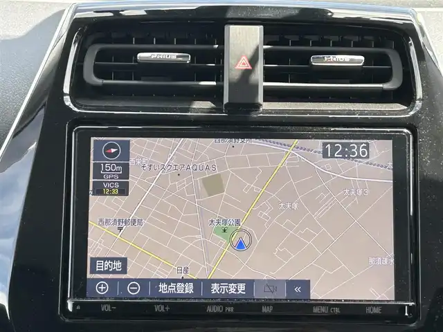 トヨタ プリウス A ツーリングセレクション 栃木県 2019(令1)年 3.3万km アティチュードブラックマイカ プリクラッシュセーフテイー/純正9インチナビ/フルセグTV/DVD/Bluetooth/バックカメラ/ビルトインETC/前後＋車内ドライブレコーダー/黒革シート/前席パワーシート/前席シートヒーター/アダプティブクルーズコントロール/プッシュスタート/ステアリングリモコン/LEDオートライト/LEDフォグランプ/純正17インチAW/社外スタッドレスタレスAW積込/アイドリングストップ/横滑り防止装置/ドアバイザー/電動格納ミラー/ヘッドアップディスプレイ
