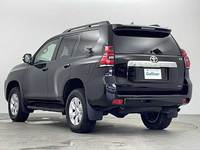 トヨタ ランドクルーザー プラド TX Lパッケージ 千葉県 2022(令4)年 4.1万km ブラック トヨタセーフティーセンス/・プリクラッシュセーフティ/・レーンディパーチャーアラート/・ロードサインアシスト/・先行車発進お知らせ機能/・オートハイビーム/・クリアランスソナー/9インチディスプレイオーディオ/・CD/Bluetooth/MiraCast/アラウンドビューモニター/レーダークルーズコントロール/4WD/レザーシート/パワーシート/シートヒーター/ベンチレーション/革巻きステアリング/ビルトインETC2.0/LEDオートヘッドライト/純正17インチアルミホイール/純正フロアマット/プッシュスタート/スマートキー/スペアキー2本