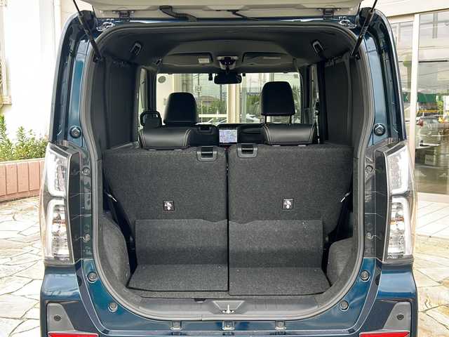 ダイハツ タント カスタム X 静岡県 2019(令1)年 3.7万km レーザーブルークリスタルシャイン 【安全装備】/スマートアシスト/衝突回避・軽減ブレーキ機能 /（車速約4km/hから80km/h間時警報アラーム喚起作動/（前車相対速度約30km/h未満時衝突回避機能作動）/（前車相対速度約30km/hから80km/h時衝突軽減ブレーキ作動）/（対歩行者：車速約30km/h未満時回避機能作動、50km/h未満時軽減機能作動）/誤発進抑制機能（障害物検知範囲前方4m以内・後方3m以内）/車線逸脱警報＆逸脱抑制制御（作動車速：約60km/h以上時）/先行車発進お知らせ機能/進入禁止標識認識機能/【主要装備】/純正ナビ　/前後ドライブレコーダー　/バックカメラ　/ビルトインＥＴＣ車載器　/両側パワースライドドア　/シートヒーター　/プッシュスタート　/スマートキー　/アイドリングストップ　/オートライト