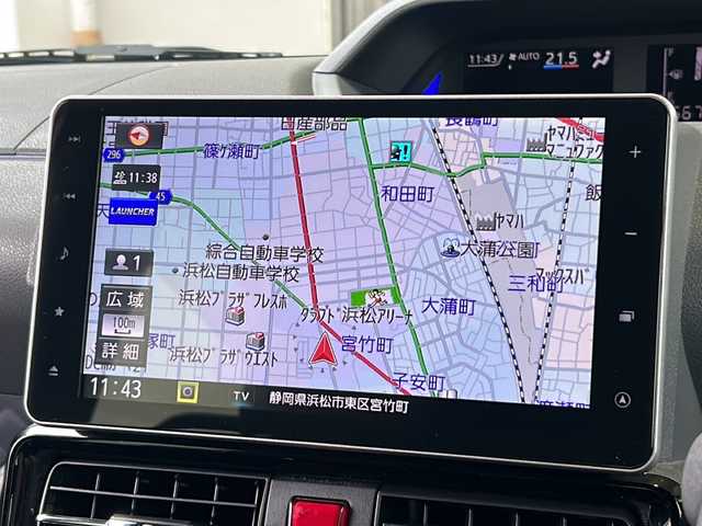ダイハツ タント カスタム X 静岡県 2019(令1)年 3.7万km レーザーブルークリスタルシャイン 【安全装備】/スマートアシスト/衝突回避・軽減ブレーキ機能 /（車速約4km/hから80km/h間時警報アラーム喚起作動/（前車相対速度約30km/h未満時衝突回避機能作動）/（前車相対速度約30km/hから80km/h時衝突軽減ブレーキ作動）/（対歩行者：車速約30km/h未満時回避機能作動、50km/h未満時軽減機能作動）/誤発進抑制機能（障害物検知範囲前方4m以内・後方3m以内）/車線逸脱警報＆逸脱抑制制御（作動車速：約60km/h以上時）/先行車発進お知らせ機能/進入禁止標識認識機能/【主要装備】/純正ナビ　/前後ドライブレコーダー　/バックカメラ　/ビルトインＥＴＣ車載器　/両側パワースライドドア　/シートヒーター　/プッシュスタート　/スマートキー　/アイドリングストップ　/オートライト