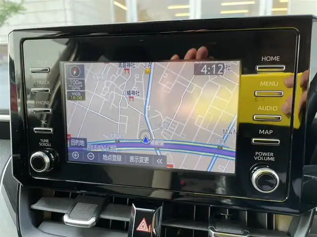 トヨタ カローラツーリング ハイブリッド S 石川県 2019(令1)年 8.4万km ホワイトパールクリスタルシャイン 4WD/純正ディスプレイオーディオ/ナビ/バックカメラ/トヨタセーフティセンス/レーダークルーズ/ETC/シートヒーター/ハンドルヒーター/純正アルミホイール/スマートキー/プッシュスタート/LEDヘッドライト/AC100V