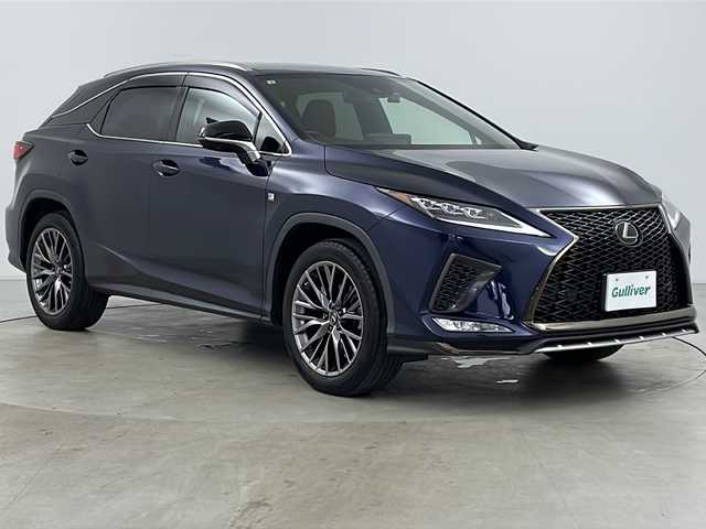 レクサス ＲＸ 300 Fスポーツ 道央・札幌 2019(令1)年 2.6万km ディープブルーマイカ ・4WD/・寒冷地仕様/・純正ナビ&CD&DVD&SD&BT&USB&AUX&Miracast&フルセグ/・全方位カメラ/・サンルーフ/・電動リアゲート/・レーントレーシングアシスト/・プリクラッシュセーフティ/・ブラインドスポットモニター/・パーキングサポートアラート/・パーキングサポートブレーキ/・ロードサインアシスト/・ヘッドアップディスプレイ/・ステアリングスイッチ/・レーダークルーズコントロール/・パドルシフト/・前席シートヒーター/・前席ベンチレーション/・ステアリングヒーター/・前席パワーシート/・運転席メモリーシート/・ドアミラーヒーター/・純正エンジンスターター/・三眼LEDヘッドライト/・LEDフォグランプ/・純正フロアマット/・シーケンシャルウィンカー/・スマートキー/・純正AW付スタッドレス積載