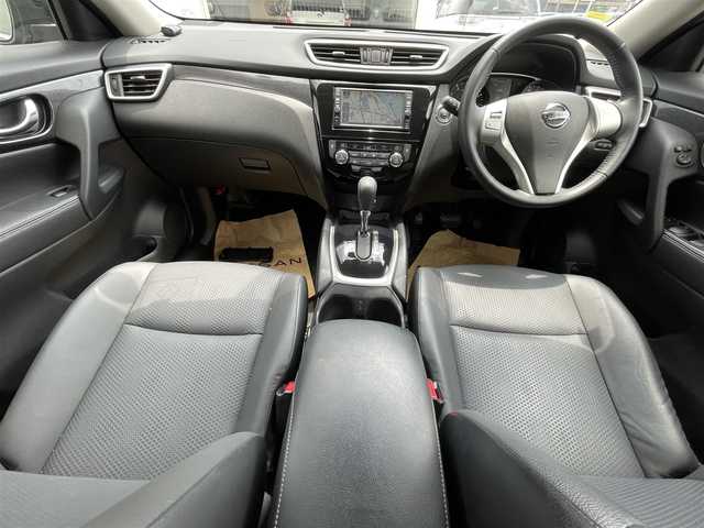 日産 エクストレイル 20X 神奈川県 2016(平28)年 4.7万km スチールブルー 純正SDナビ/Bluetooth/CD/フルセグTV/AUX/USB/バックカメラ/ETC/衝突軽減ブレーキ/レーンキープアシスト/横スベリ防止機能/アイドリングストップ/前方ドライブレコーダー/ハーフレザー/前席シートヒーター/オートライト/LEDヘッドライト/スマートキー/純正フロアマット/純正アルミホイール