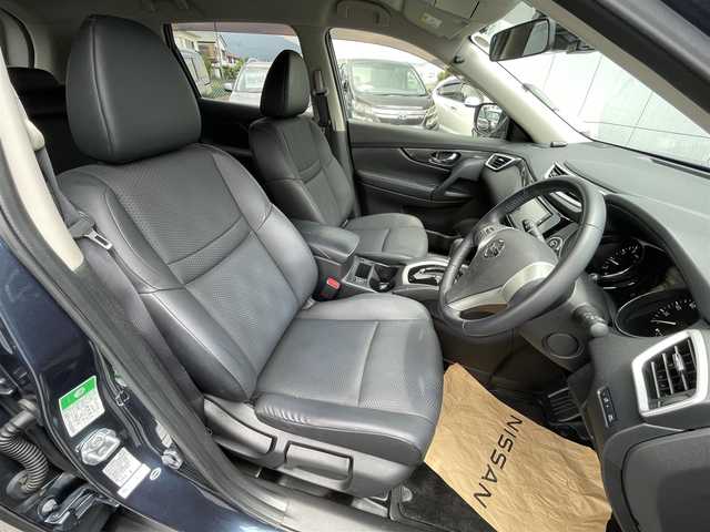 日産 エクストレイル 20X 神奈川県 2016(平28)年 4.7万km スチールブルー 純正SDナビ/Bluetooth/CD/フルセグTV/AUX/USB/バックカメラ/ETC/衝突軽減ブレーキ/レーンキープアシスト/横スベリ防止機能/アイドリングストップ/前方ドライブレコーダー/ハーフレザー/前席シートヒーター/オートライト/LEDヘッドライト/スマートキー/純正フロアマット/純正アルミホイール