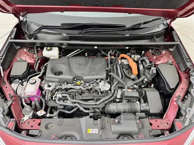 トヨタ ＲＡＶ４ ハイブリッド アドベンチャー 埼玉県 2024(令6)年 2.5万km センシュアルレッドマイカ Toyota Safety Sense/パノラマルーフ/パノラミックビューモニター/10.5インチディスプレイオーディオ/【USB/Bluetooth/AppleCarPlay/AndroidAuto】/コネクティッドナビ/レザーシート/シートベンチレーション/シートヒーター/パワーシート/ステアリングヒーター/AC100Vコンセント/LEDオートライト/サイドエアバッグ/カーテンエアバッグ/ETC2.0