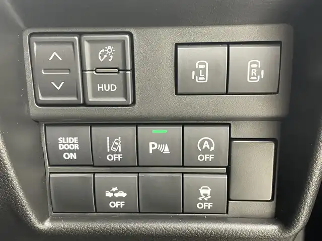 スズキ ソリオ HV MZ 茨城県 2024(令6)年 1.4万km スーパーブラックパール 純正ナビ/全周囲カメラ/フルセグ/HUD/衝突被害軽減ブレーキ/車線逸脱抑制装置/レーダークルーズコントロール/オートマチックハイビーム/クリアランスソナー/両側電動スライドドア/ETC/シートヒーター/純正15インチAW/LEDヘッドライト/スマートキー