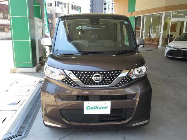 日産 ルークス オーテック 大阪府 2021(令3)年 2.9万km 茶Ⅱ メモリーナビ、フルセグＴＶ、ＣＤ、Ｂｌｕｅｔｏｏｔｈ/左ハンズフリーパワースライドドア/エマージェンシーブレーキ/アラウンドビューモニター/ハーフレザー調シート/前席シートヒーター/プッシュスタート/スマートキー/ＳＯＳコール/ロールサンシェード/シートバックテーブル/電動格納ウィンカーミラー/純正１４インチアルミホイール/プラズマクラスターリヤシーリングファン