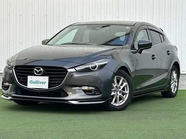 マツダ アクセラ スポーツ 15S 香川県 2016(平28)年 4.5万km マシーングレープレミアムM 禁煙車　/純正ナビ　/Ｂｌｕｅｔｏｏｔｈ接続　/Ｂカメラ　ＥＴＣ　/純正ＡＷ　/ＬＥＤヘッドライト　/オートライト　/Ｗサイドエアバック　/カーテンエアバック　/パワステ　/プッシュスタート　/スペアキー　/スマートキー