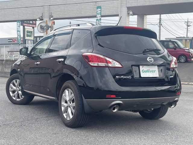 日産 ムラーノ 250XV FOUR 長野県 2013(平25)年 7.3万km スーパーブラック サンルーフ/純正ナビTV/バックカメラ/Bluetooth接続/４WD/エンジンスタートボタン/スマートキー/クルーズコントロール/パワーシート/純正ETC/カーテンエアバック
