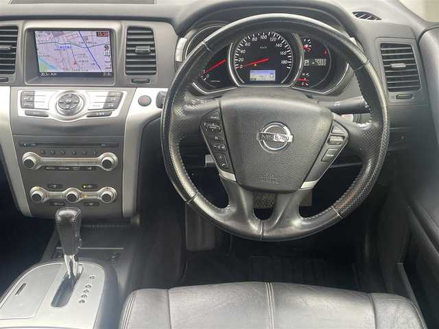 日産 ムラーノ 250XV FOUR 長野県 2013(平25)年 7.3万km スーパーブラック サンルーフ/純正ナビTV/バックカメラ/Bluetooth接続/４WD/エンジンスタートボタン/スマートキー/クルーズコントロール/パワーシート/純正ETC/カーテンエアバック