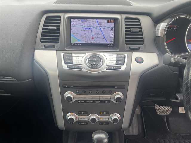 日産 ムラーノ 250XV FOUR 長野県 2013(平25)年 7.3万km スーパーブラック サンルーフ/純正ナビTV/バックカメラ/Bluetooth接続/４WD/エンジンスタートボタン/スマートキー/クルーズコントロール/パワーシート/純正ETC/カーテンエアバック