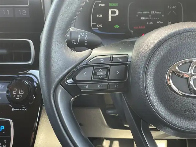 トヨタ アクア Z 宮崎県 2022(令4)年 1.6万km プラチナホワイトパールマイカ 純正10.5インチディスプレイ/（AM/FM/BT/DVD/フルセグTV）/ナビキット装着車/バックカメラ/前後ドラレコ/トヨタセーフティセンス/純正フロアマット/LEDヘッドライト/純正15インチAW/前後コーナーセンサー/保証書/取扱説明書