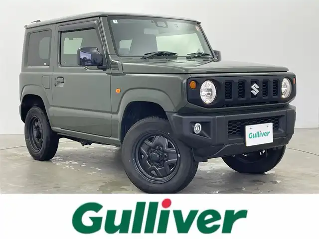 スズキ ジムニー XL 富山県 2022(令4)年 2.5万km ジャングルグリーン 4WD/社外ディスプレオーディオ（carrozzeria）/(AM/FM/USB/BT/AppleCarPlay/AndroidAuto)/carrozzeriaフロントスピーカー/バックカメラ/衝突被害軽減ブレーキ/レーンアシストキープ/ダウンヒルアシストコントロール/オートライト/社外GPS＆レーダー探知機（yupitaru　A310）/サイドミラーヒーター/シートシーター/ETC/ステアリングカバー/ドアバイザー/スマートキー/プッシュスタート/社外フロアマット/背面タイヤ
