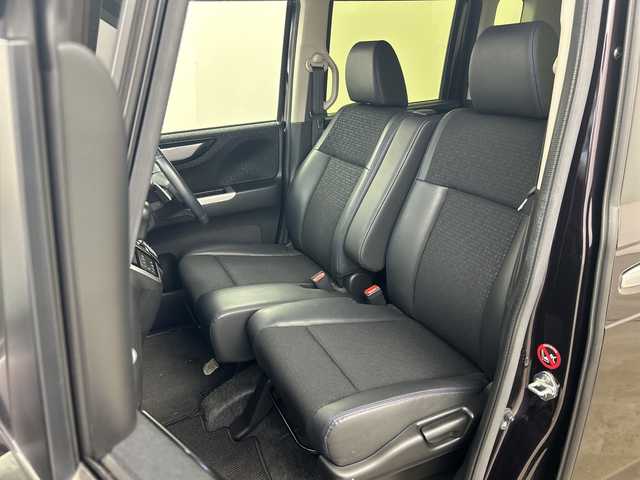 ホンダ Ｎ ＢＯＸ カスタム ターボ SSブラックSパッケージ 兵庫県 2017(平29)年 5万km パープル ・純正ナビ（フルセグ・BT・DVD）/・バックカメラ/・両側パワースライドドア/・シティブレーキアクティブシステム/・ビルトインETC/・パドルシフト/・ドライブレコーダ―/・ステアリングスイッチ/・クルーズコントロール/・スマートキー/・スペアキー/・プッシュスタート/・HIDヘッドライト/・フォグランプ/・オートライト/・ハーフレザー/・シートヒーター/・純正15インチアルミホイール/・純正フロアマット/・保証書/・取扱説明書