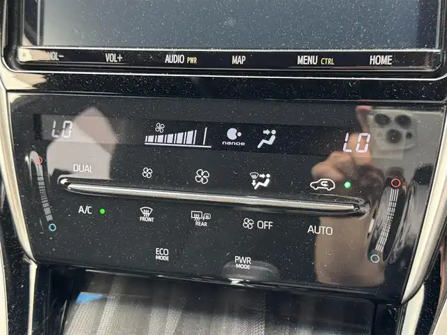 トヨタ ハリアー 滋賀県 2019(令1)年 5.9万km ブラック 禁煙車/純正９インチナビ/・Bluetooth/・フルセグテレビ/・USB/・HDMI/・SDカード/フルモデリスタエアロ /追従機能付クルーズコントロール/レーンキープアシスト/ドライブレコーダー/ビルトインETC/前後コーナーセンサー/電動パーキングブレーキ/電動リアゲート/自動防眩ミラー/衝突軽減ブレーキ/ブレーキホールド/スマートキー