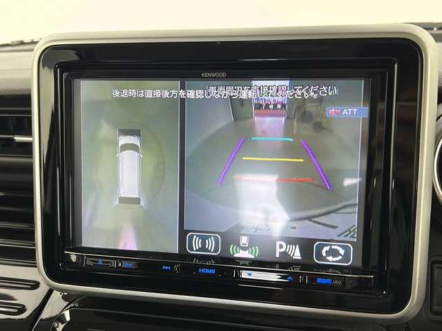 スズキ スペーシア カスタム HYBRID XS 宮城県 2019(令1)年 4.8万km ピュアホワイトP 禁煙車/スズキセーフティサポート/・車線逸脱抑制制御機能/・車線逸脱警報機能/・パーキングソナー/・横滑り防止装置/・ハイビームアシスト/・HUD/社外8型ナビ/・CD.DVD.SD.BT.USB/フルセグTV/全周囲カメラ/両側パワースライドドア/ハーフレザーシート/運転席シートヒーター/LEDヘッドライト/フォグランプ/アイドリングストップ/ドライブレコーダー（FR）/ビルトインETC/ステアリングスイッチ/純正15inAW/純正フロアマット/ロールサンシェード/シートバックテーブル