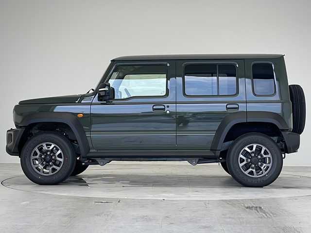スズキ ジムニー ノマド FC 愛知県 2025(令7)年 0.1千km Ｄグリーン 登録済未使用車/衝突軽減システム/レーダークルーズコントロール/シートヒーター/コーナーセンサー/純正アルミホイール/LEDヘッドライト/ダウンヒルアシストコントロール/オートマチックハイビーム/４WD/ステアリングスイッチ/スマートキー/プッシュスタート