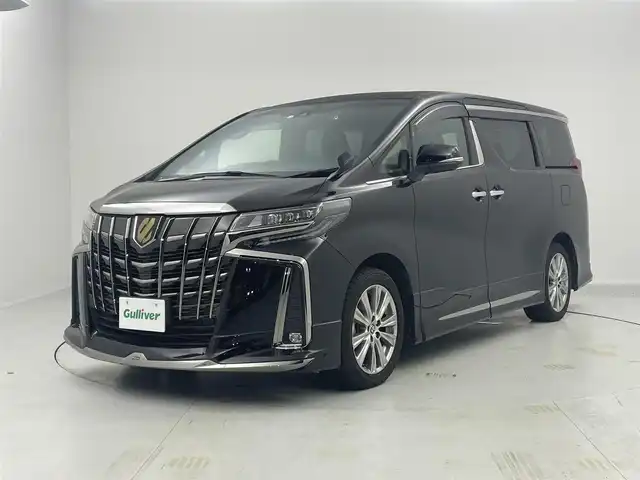 トヨタ アルファード S タイプゴールドⅢ 茨城県 2023(令5)年 3.5万km ブラック モデリスタエアロ　三眼ＬＥＤヘッドランプ　ブラインドスポットモニター　純正ディスプレイオーディオ　バックモニター　両側パワースライドドア　パワーバックドア　純正１８インチＡＷ　レーダークルーズ