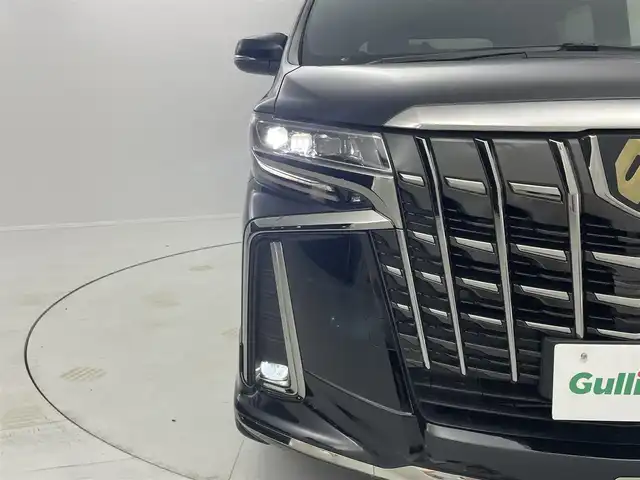トヨタ アルファード S タイプゴールドⅢ 茨城県 2023(令5)年 3.5万km ブラック モデリスタエアロ　三眼ＬＥＤヘッドランプ　ブラインドスポットモニター　純正ディスプレイオーディオ　バックモニター　両側パワースライドドア　パワーバックドア　純正１８インチＡＷ　レーダークルーズ