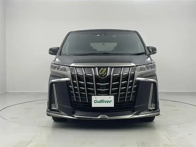 トヨタ アルファード S タイプゴールドⅢ 茨城県 2023(令5)年 3.5万km ブラック モデリスタエアロ　三眼ＬＥＤヘッドランプ　ブラインドスポットモニター　純正ディスプレイオーディオ　バックモニター　両側パワースライドドア　パワーバックドア　純正１８インチＡＷ　レーダークルーズ