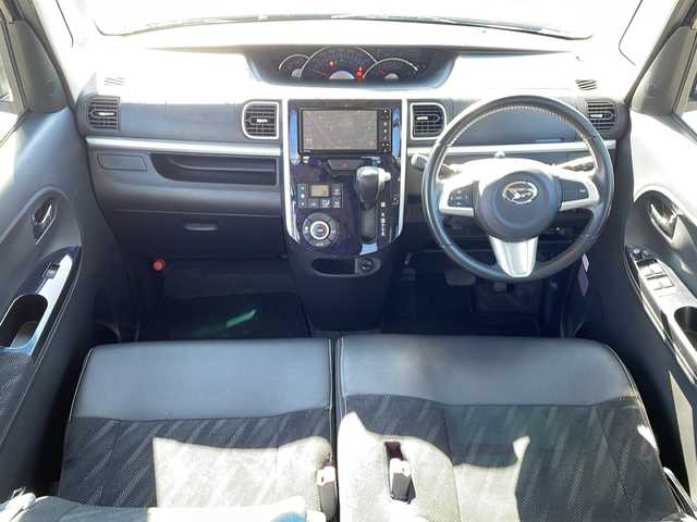 ダイハツ タント カスタムRS トップED LTD SAⅢ 長野県 2018(平30)年 4.8万km ブラックマイカメタリック 純正SDナビ/【NSZN-W69D】/　(CD/DVD/Bluetooth/TV/FM/AM)/全周囲カメラ/純正15インチアルミホイール/前方ドライブレコーダー【DRN-H68N】/両側電動スライドドア/衝突被害軽減ブレーキ/コーナーセンサー/ETC/運転席シートヒーター/純正アルミホイール/純正フロアマット/サイドエアバッグ/アイドリングストップ/オートハイビーム/オートライト/ドアバイザー/フォグランプ/スマートキー/スペアキー1本/プッシュスタート/ABS/横滑り防止装置/パワーステアリング/パワーウインドウ/取扱説明書